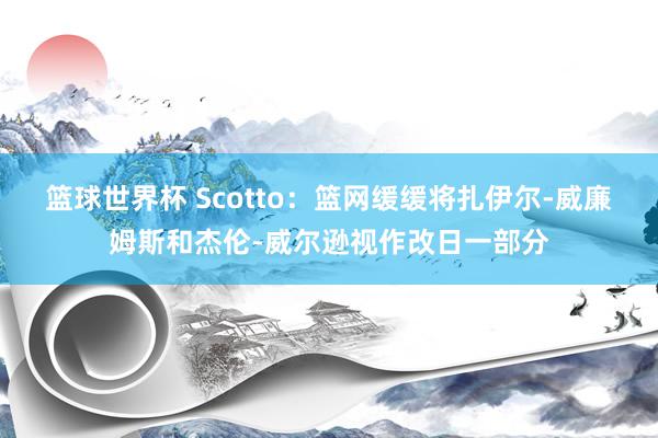 篮球世界杯 Scotto：篮网缓缓将扎伊尔-威廉姆斯和杰伦-威尔逊视作改日一部分